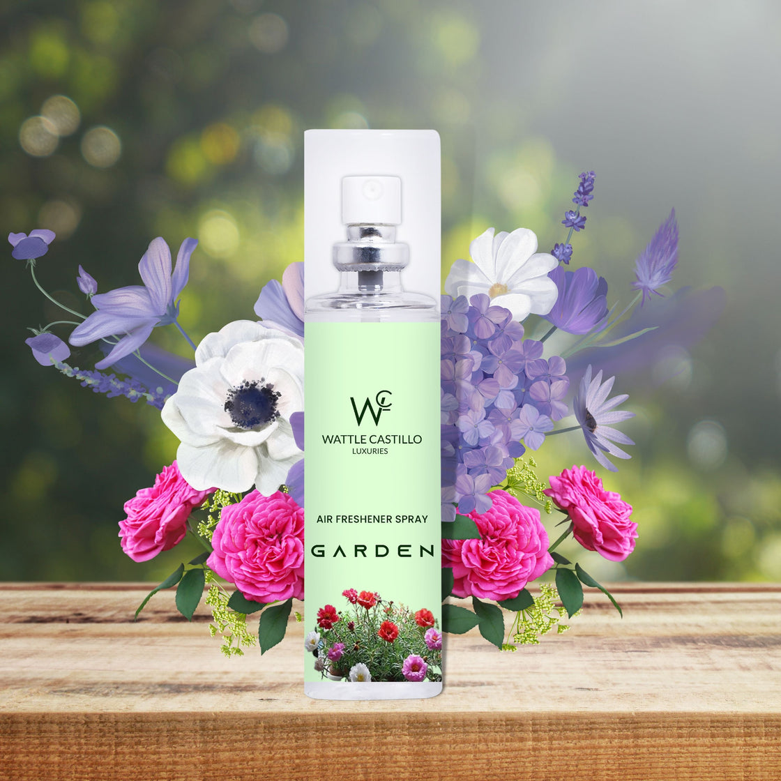 Wattle Castillo Garden Room Freshener Spray | Premium Air Freshener for Home & Office - Passion & Alive - Wattle Castillo