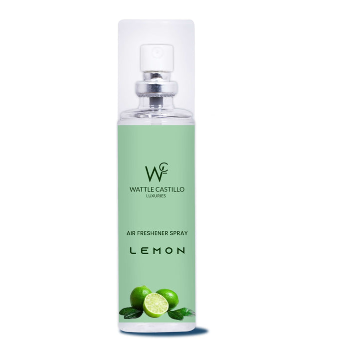 Wattle Castillo Lemon Room Freshener Spray | Premium Air Freshener for Home & Office - Passion & Alive - Wattle Castillo