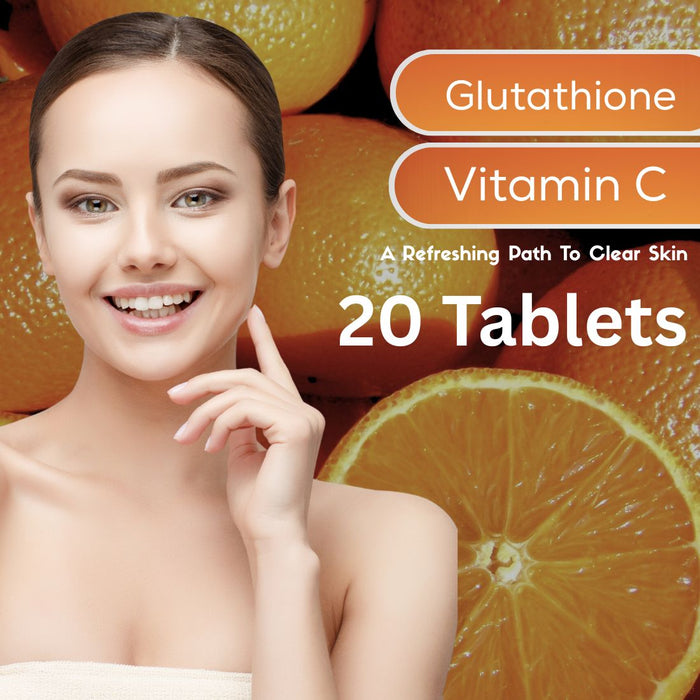 Wattle Castillo Organic Glutathione Effervescent Tablets with Vitamin C | Skin & Immunity Support