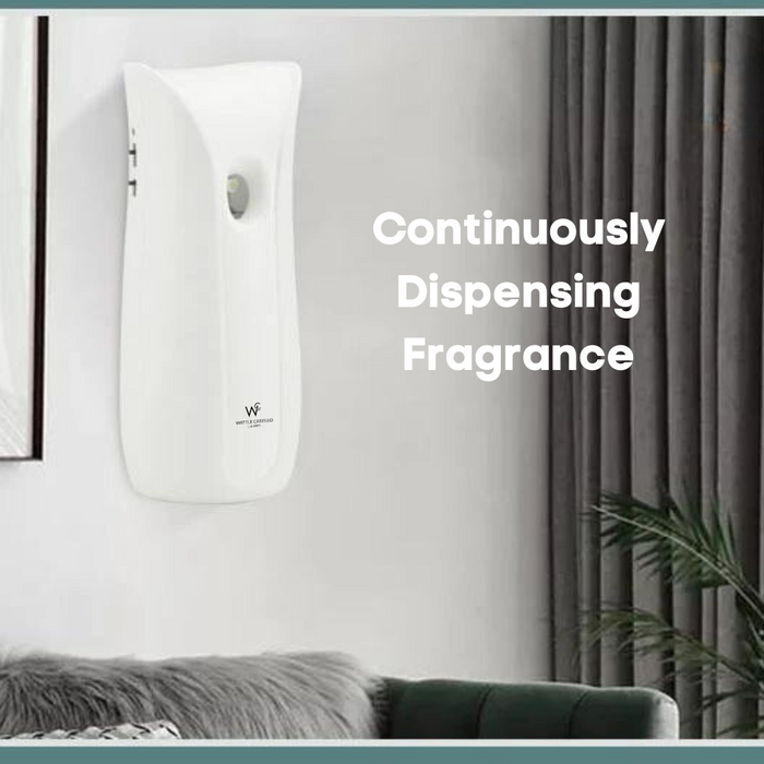 Automatic Air Freshener Dispenser Electric Automatic Machine + Richway Refill -265ml & 3000+ Sprays Guaranteed Room Freshener (Machine + Richway)