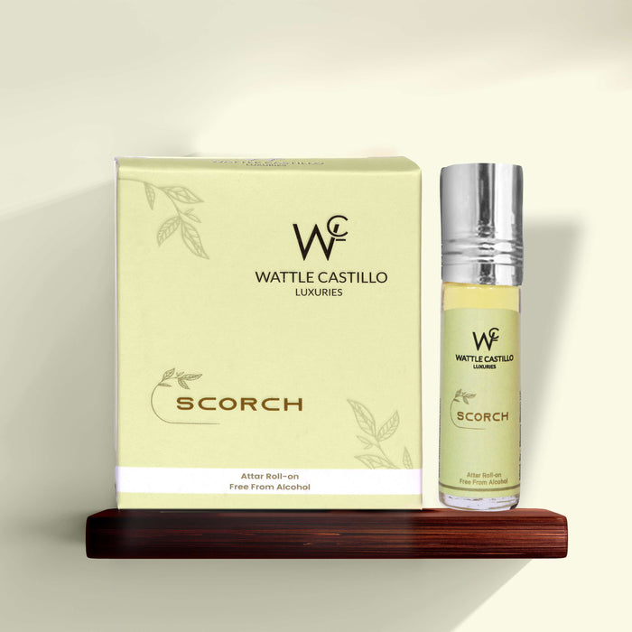 Scrorch Roll-On Attar Premium Luxury 100% Non Alcoholic Long Lasting  Perfume For Unisex 6 ML