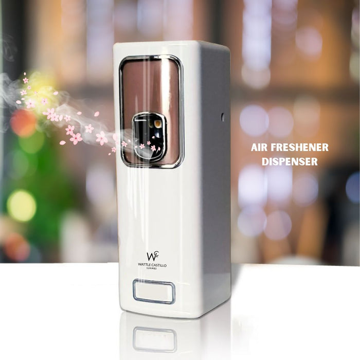 Air Freshener Dispenser Automatic Spray Machine + Cloves Refill -265 ml 3000+ Sprays Guaranteed - Wattle Castillo