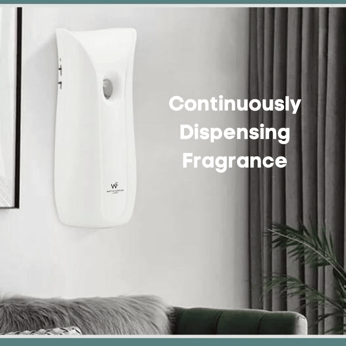 Automatic Air Freshener Dispenser Electric Automatic Machine + Fresky Refill - 265 ml 3000+ Sprays Guaranteed Room Freshener (Machine + Fresky) - Wattle Castillo