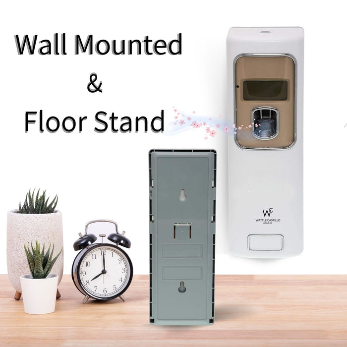 Automatic LCD Screen Display Air Freshener Dispenser And working duration can be set into any duration Fits mostly all 265ML Bottles (Lcd Machine-03) - Wattle Castillo