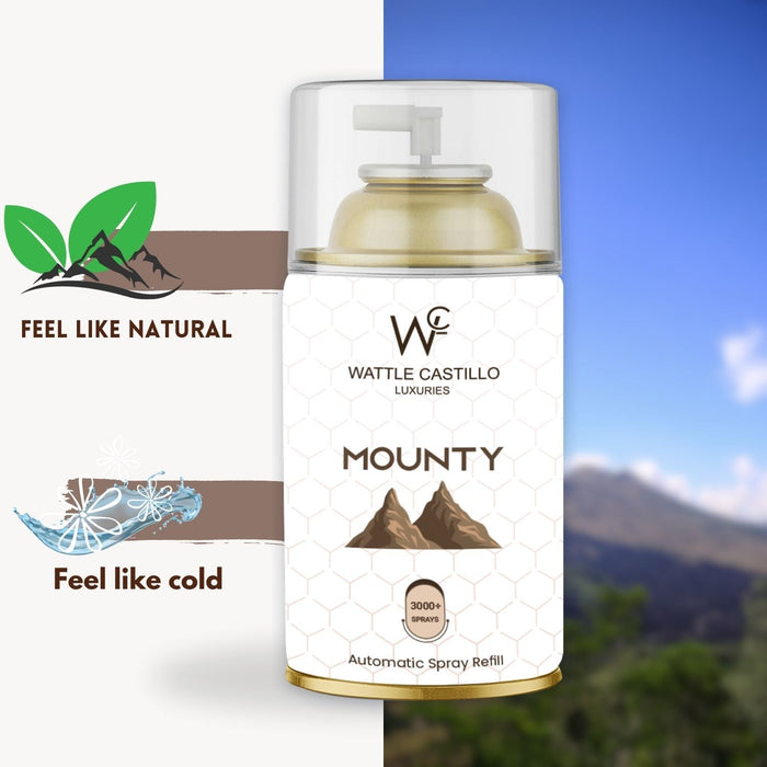 Cinnamon And Mounty Automatic Refill Room Fresheners Combo (265ml × 2) - Wattle Castillo