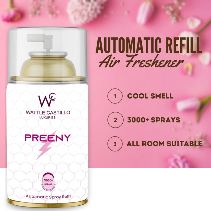 Cloves And Preeny Automatic Refill Room Fresheners Combo (265ml × 2) - Wattle Castillo
