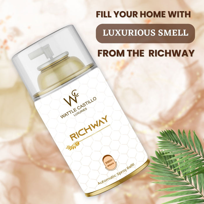 Cloves And Rich Way Automatic Refill Room Fresheners Combo (265ml × 2) - Wattle Castillo