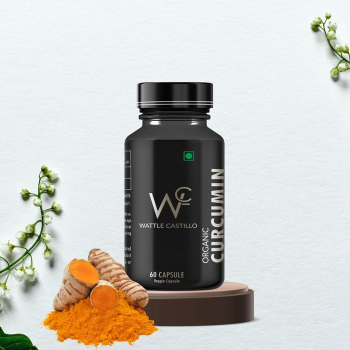 Crucumin Plant-Based Clinically-Studied Effectveness And Organic Turmeric Powder -500mg Supplement Capsule. - Wattle Castillo