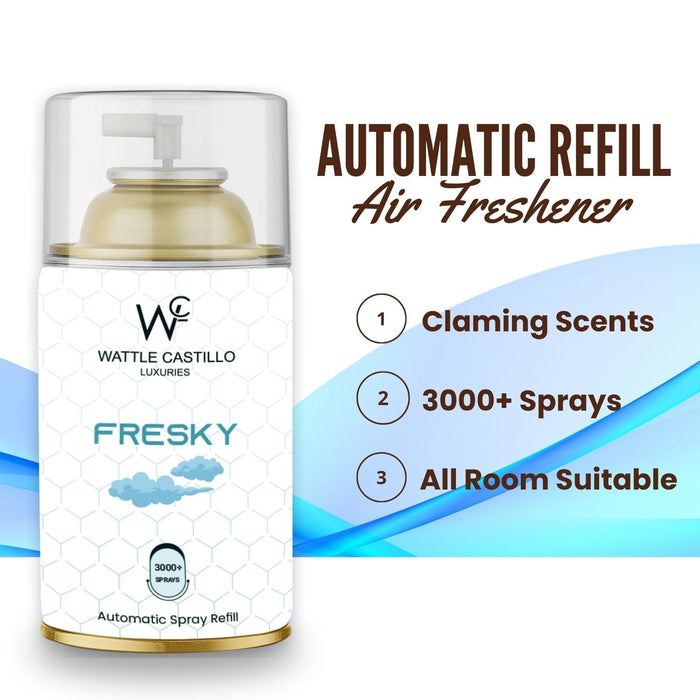 Freshsky and Lemon Automatic Dispenser Refill Room Fresheners (265ml×2) - Wattle Castillo