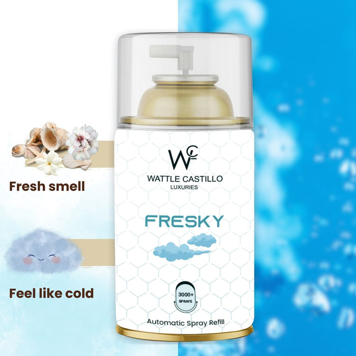 Fresky And Cloves Automatic Refill Room Fresheners Combo (265ml × 2) - Wattle Castillo