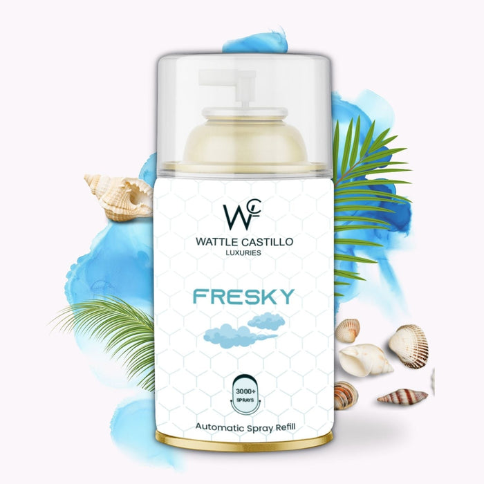 Fresky Automatic Room Fresheners Refill (2ml) & 3000+ Sprays Guaranteed Lasts up to 80 days - Wattle Castillo