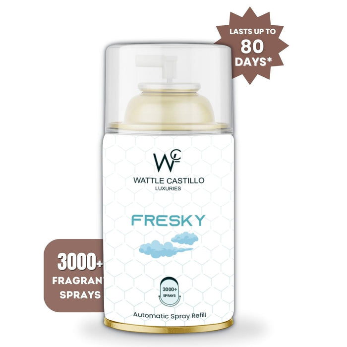 Fresky Automatic Room Fresheners Refill (2ml) & 3000+ Sprays Guaranteed Lasts up to 80 days - Wattle Castillo