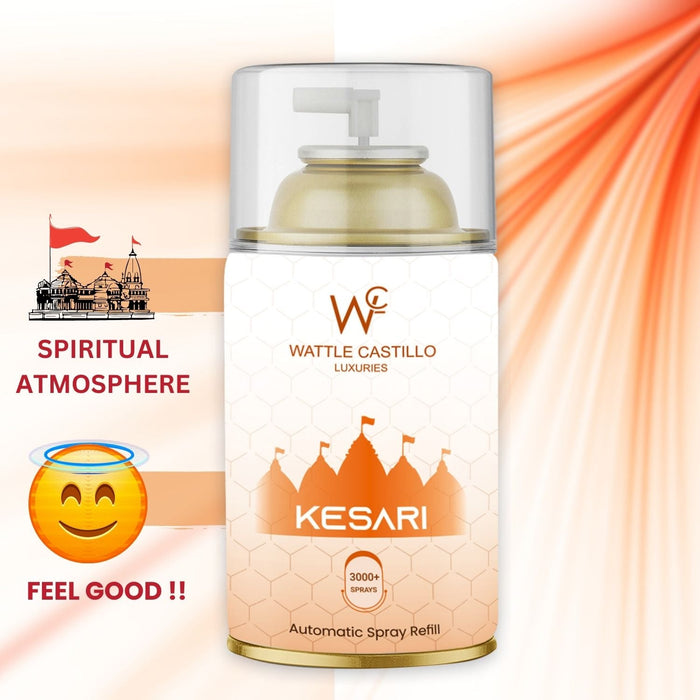 Kesari And Fresky Automatic Refill Room Freshener Combo (265ml×2) - Wattle Castillo