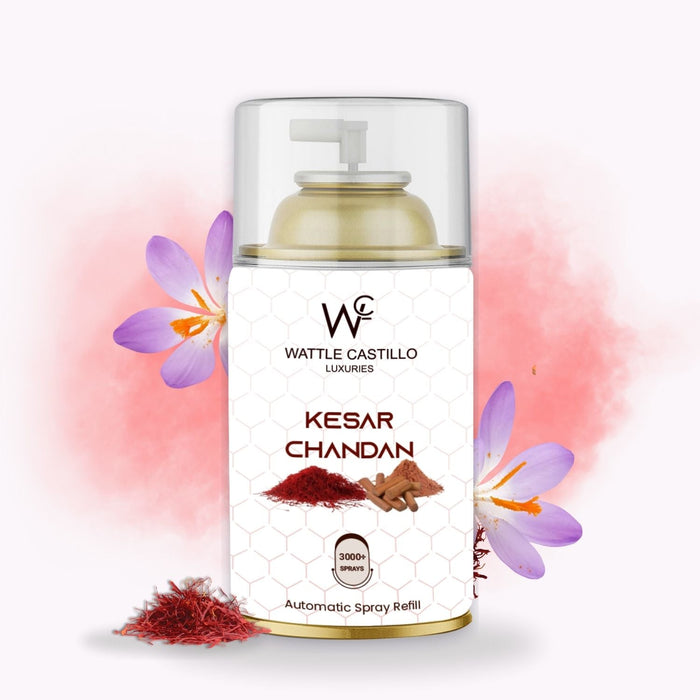 Kesari And Kesar Chandan Automatic Refill Room Fresheners Combo (265ml × 2) - Wattle Castillo