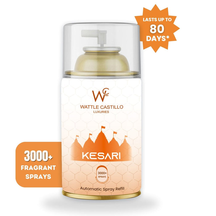 Kesari And Rainy Mitti Automatic Refill Room Fresheners Combo (265ml × 2) - Wattle Castillo