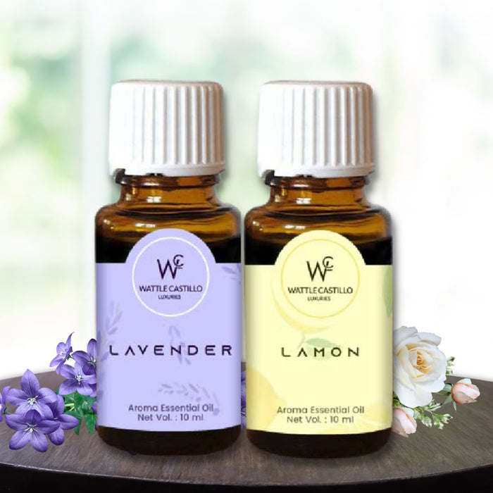 Wattle Castillo Luxuries  Lemon And Lavender Aroma Essential Oil  (10ML×2)