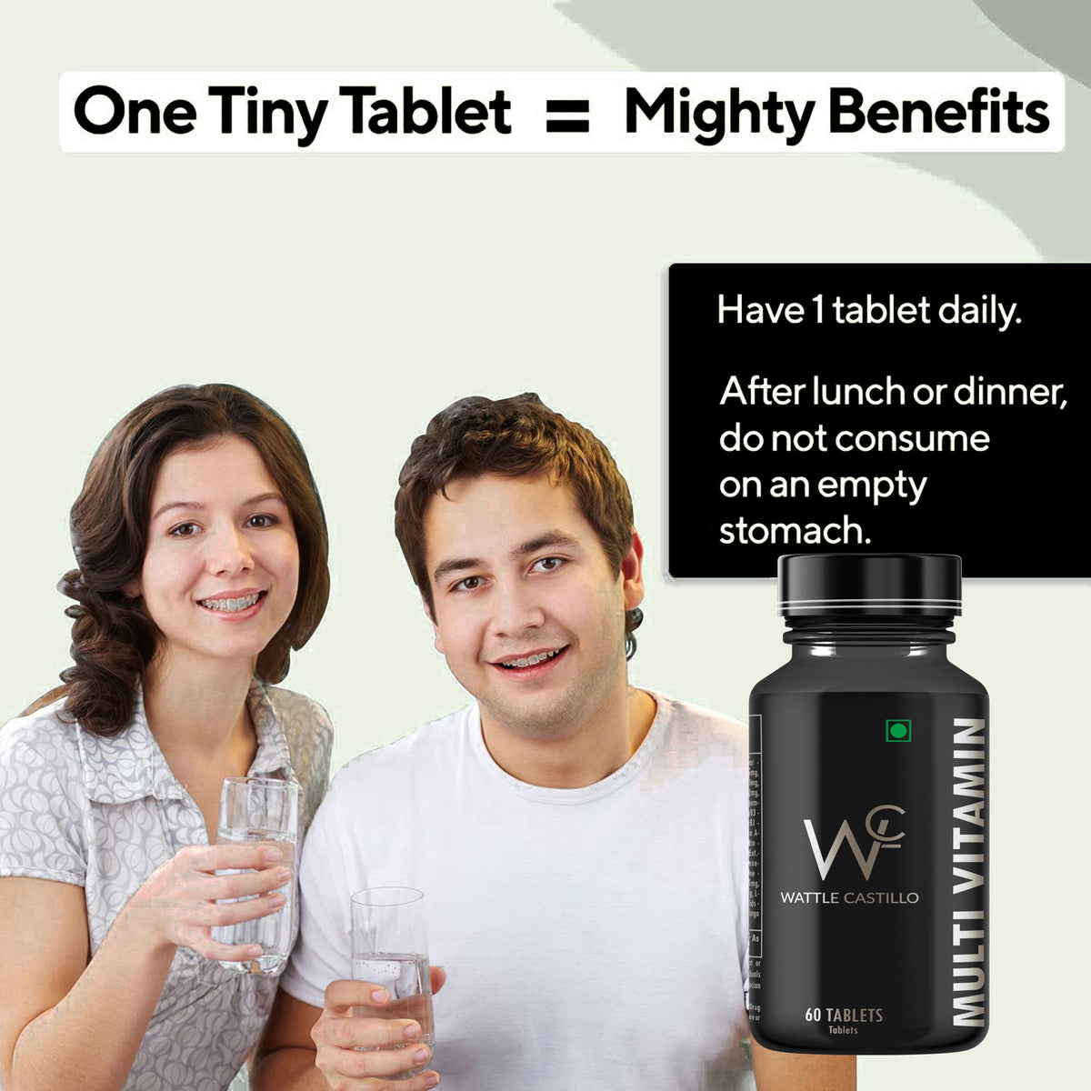 Multi Vitami Tablet For Stress and anxiety And Immune system - 60 tabl ...