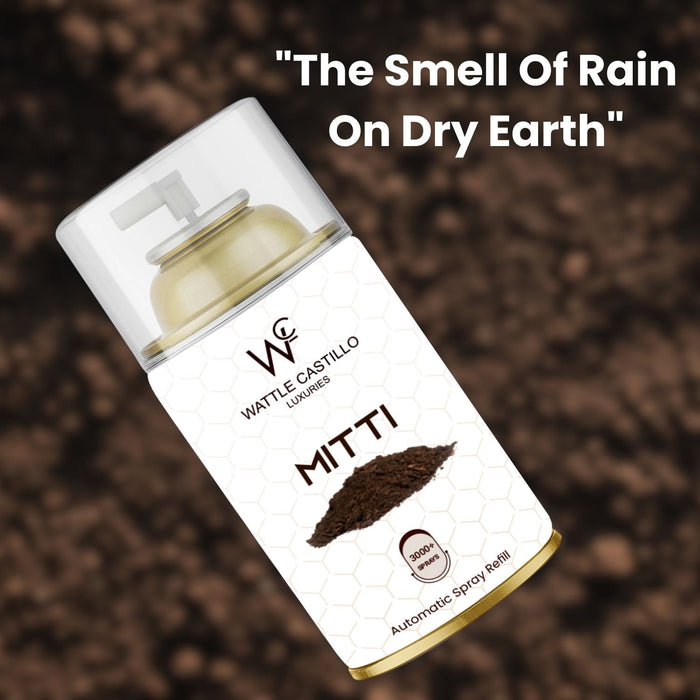 Rainy Mitti And Preeny Automatic Refill Room Fresheners Combo (265ml×2) - Wattle Castillo