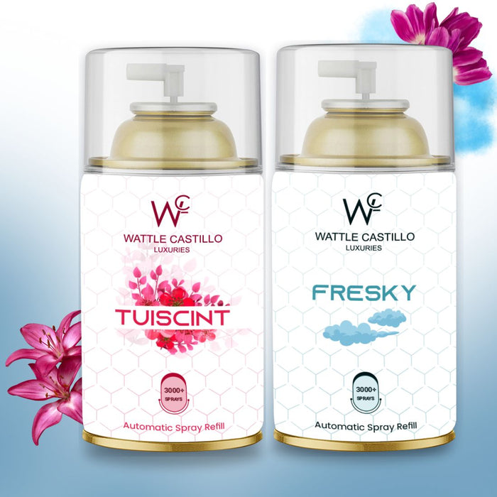 Tuiscint and Fresky Automatic Room Fresheners Refill - Combo (265l×2) - Wattle Castillo