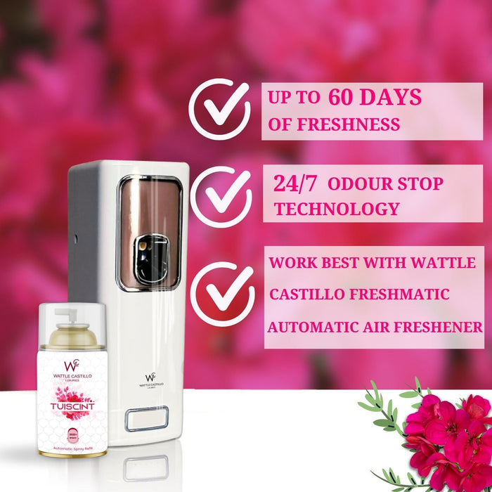 Tuiscint And Kesari Automatic Refill Room Fresheners Combo (265ml×2) - Wattle Castillo