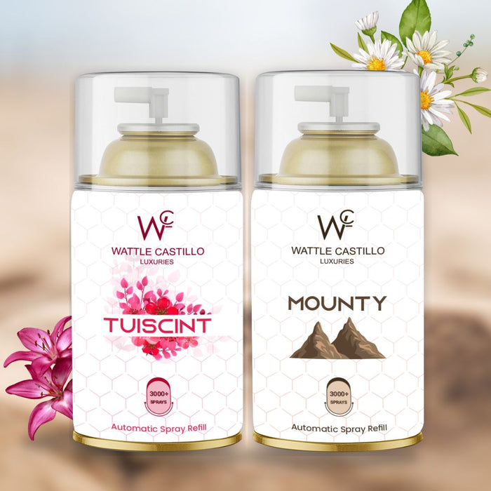 Tuiscint And Mounty Automatic Room Fresheners Refill - Combo (265ml×2) - Wattle Castillo