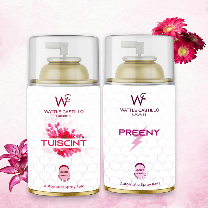 Tuiscint And Preeny Automatic Room Fresheners Refill - Combo (265ml×2) - Wattle Castillo