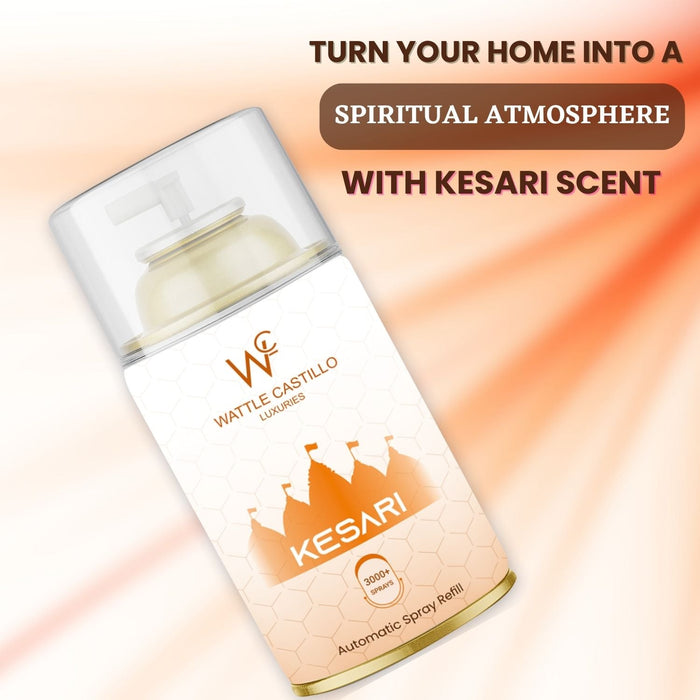 Wattle Castillo Kesari Air Freshener All indoor suitable Room Spray Automatic Refill - Wattle Castillo