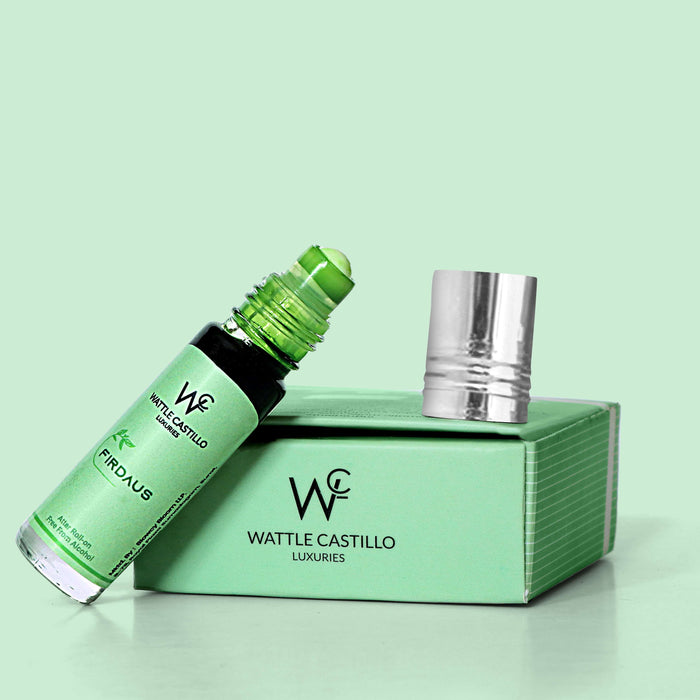 Wattle Castillo Oud And Friduas Premium Luxury 100% Non Alcoholic Long Lasting Roll On Attar Combo Perfume For Unisex - Wattle Castillo