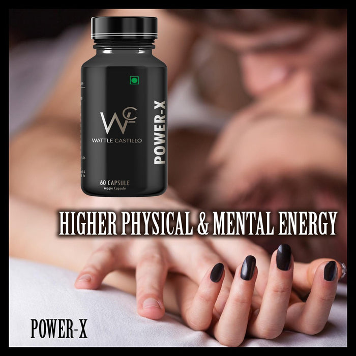 Wattle Castillo Power X For Men | Helps Strength & Power, No Side Effects, Benefit Vigour & Health - Wattle Castillo